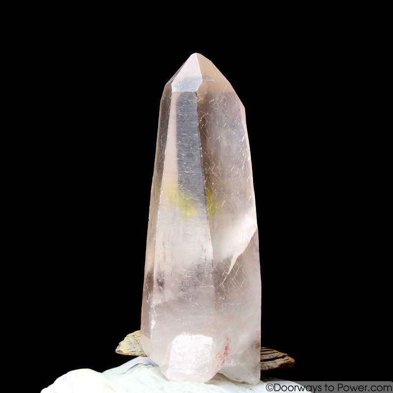 5.2" Pink Star Seed Lemurian Crystal - Extreamly Rare and Unusual