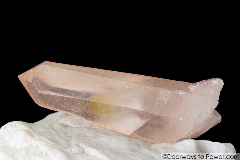 5.2" Pink Star Seed Lemurian Crystal - Extreamly Rare and Unusual