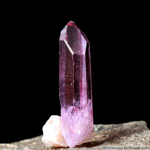 Rose Aura Lemurian Portal Time Link Record Keeper Crystal