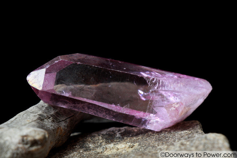 Rose Aura Lemurian Portal Time Link Record Keeper Crystal