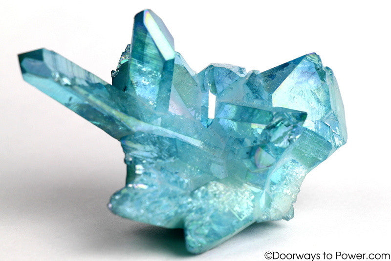 Aqua Aura Cluster with Master Record Keeper & Time Link Crystal