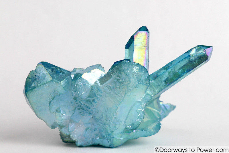 Aqua Aura Cluster with Master Record Keeper & Time Link Crystal