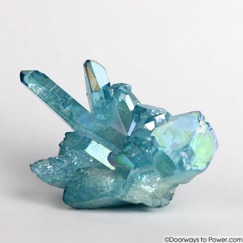 Aqua Aura Cluster with Master Record Keeper & Time Link Crystal