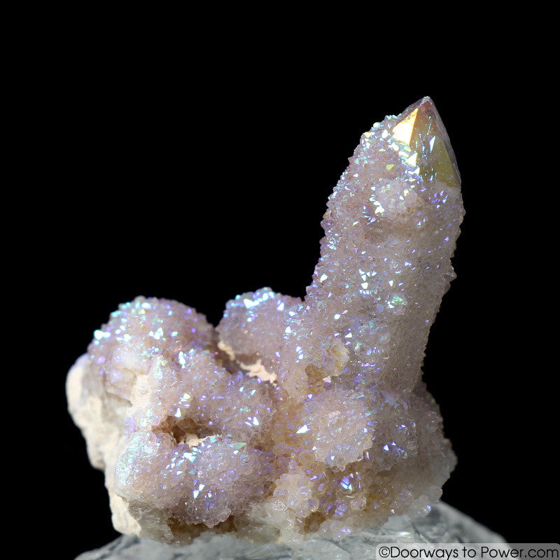 Angel Aura Druzy Spirit Quartz Record Keeper Crystal Cluster