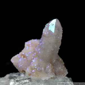 Angel Aura Druzy Spirit Quartz Record Keeper Crystal Cluster