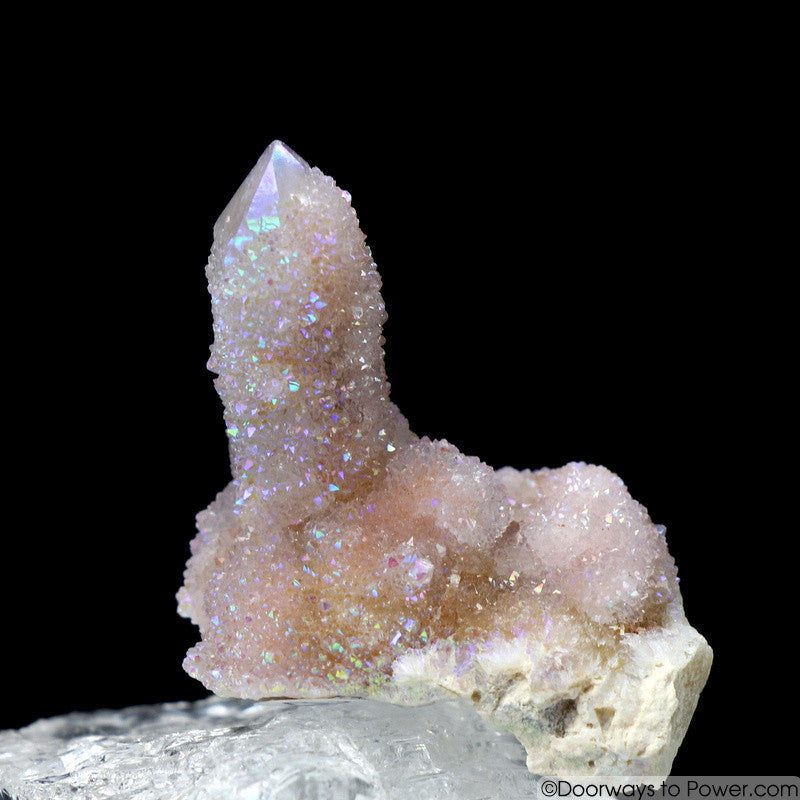 Angel Aura Druzy Spirit Quartz Record Keeper Crystal Cluster