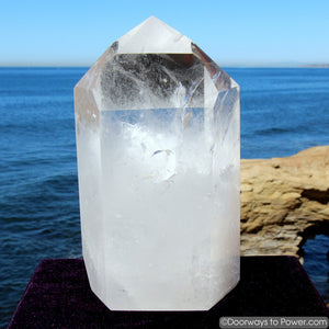 Impressive 12.5" John of God Quartz Crystal Altar Stone 25 lbs