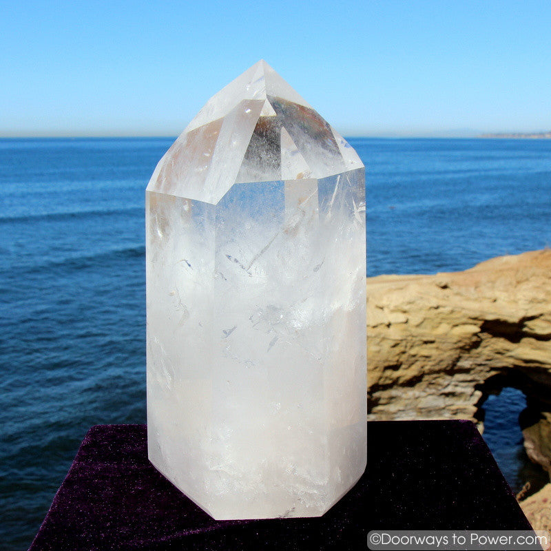Impressive 12.5" John of God Quartz Crystal Altar Stone 25 lbs