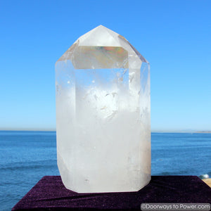 Impressive 12.5" John of God Quartz Crystal Altar Stone 25 lbs