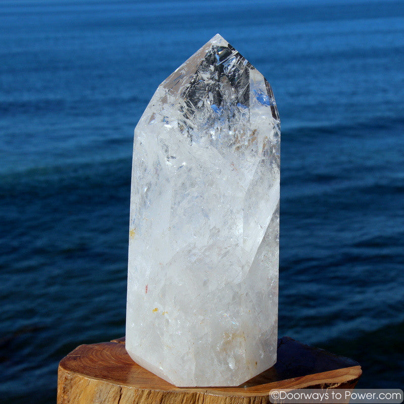 Striking 11.5" John of God Casa Healing Crystal Point 12 lbs