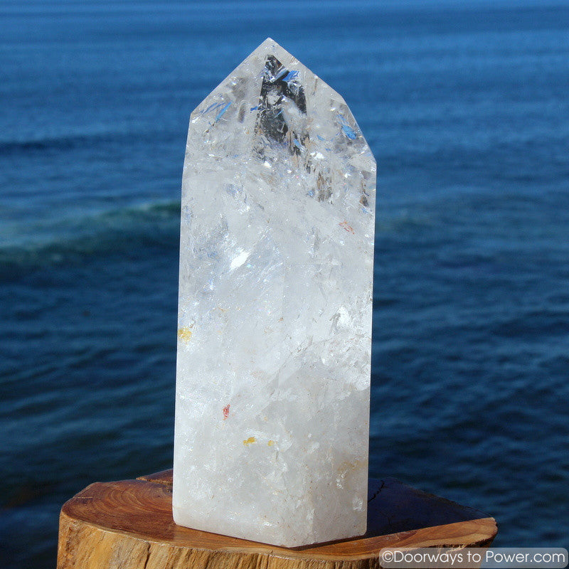 Striking 11.5" John of God Casa Healing Crystal Point 12 lbs