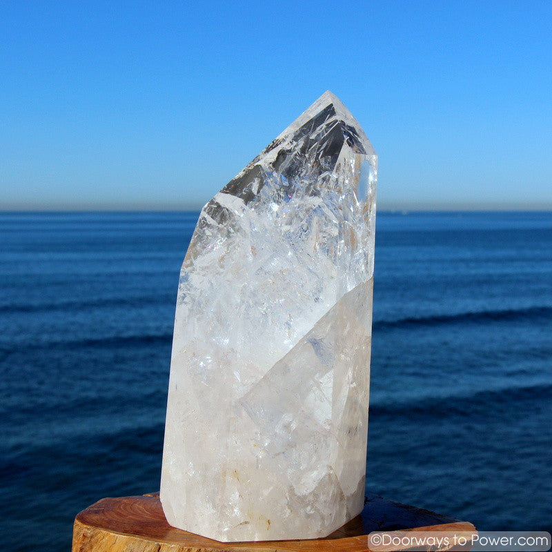 Striking 11.5" John of God Casa Healing Crystal Point 12 lbs