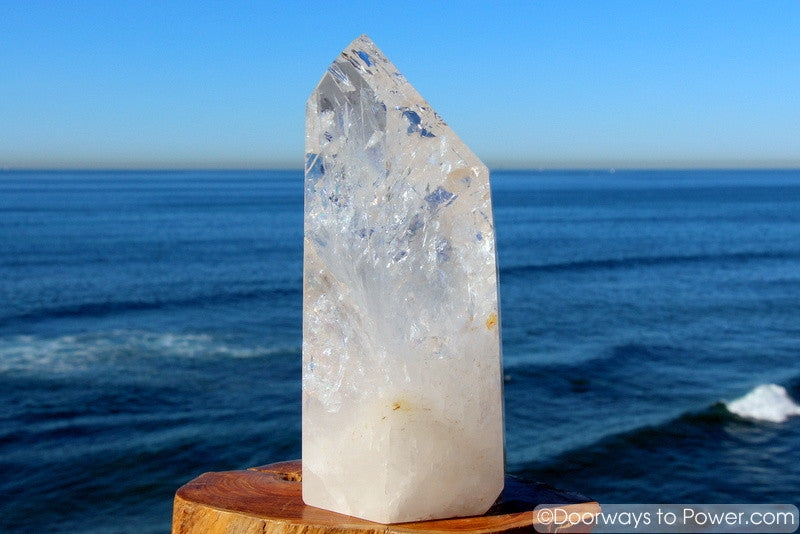 Striking 11.5" John of God Casa Healing Crystal Point 12 lbs