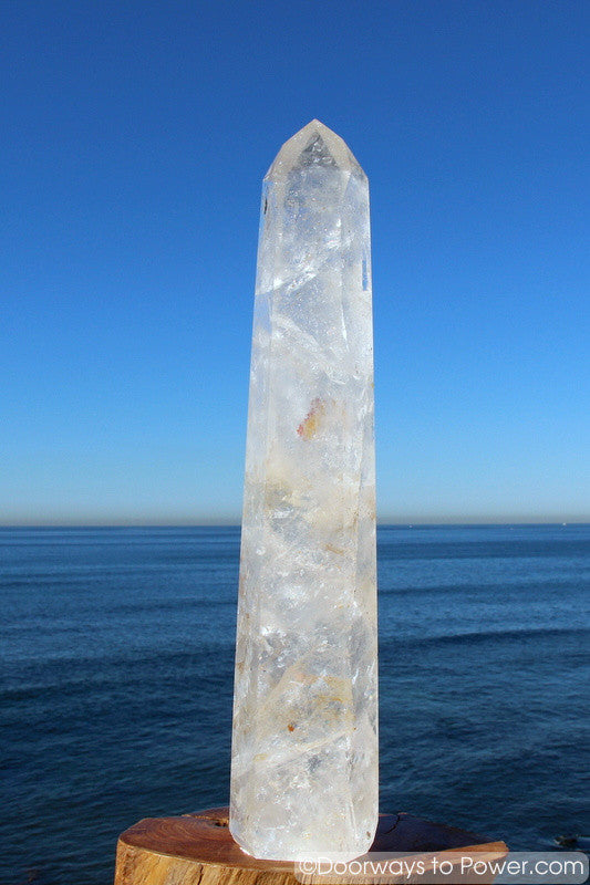 18.25" John of God Quartz Devic Temple Crystal Tower 10 lbs