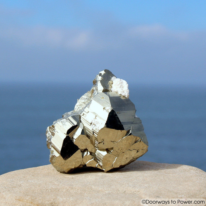 Golden PYRITE Cluster & Abundance Crystal