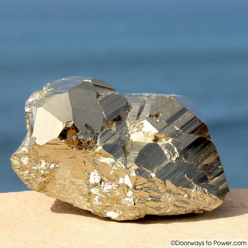 Golden PYRITE Cluster & Abundance Crystal