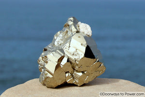 Golden PYRITE Cluster & Abundance Crystal