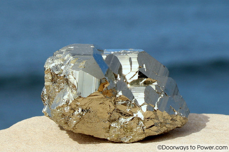 Golden PYRITE Cluster & Abundance Crystal