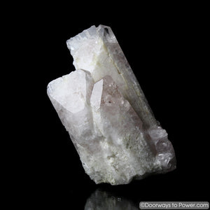 Rare 4.3" Danburite Synergy 12 Crystal with Pleiadian Starbrary & Twin