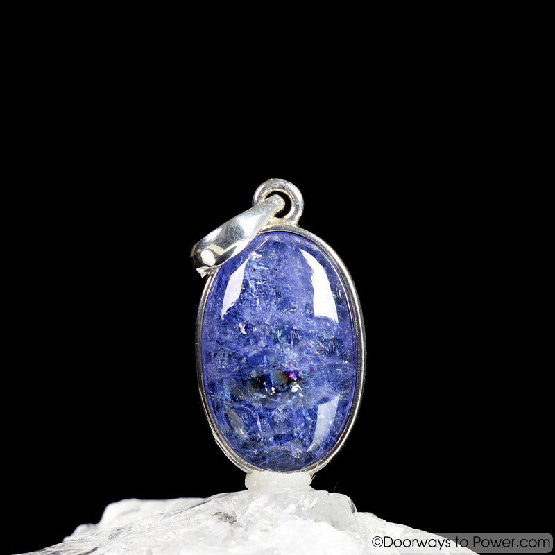 Tanzanite Gemstone Pendant Sterling Silver