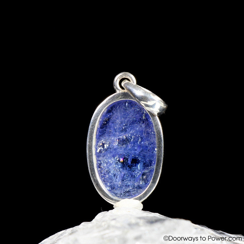 Tanzanite Gemstone Pendant Sterling Silver