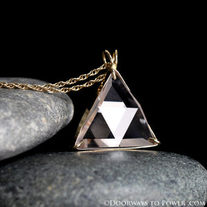 Clear Quartz Star of David Pendant