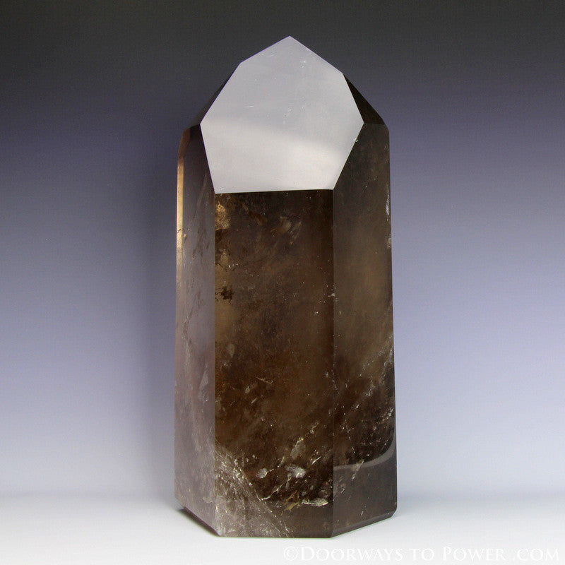 11.25" John of God Crystal Point Smokey Quartz 12 + pounds