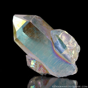 Angel Aura Quartz Master Record keeper Crystal "Lifted by Angel Wings"