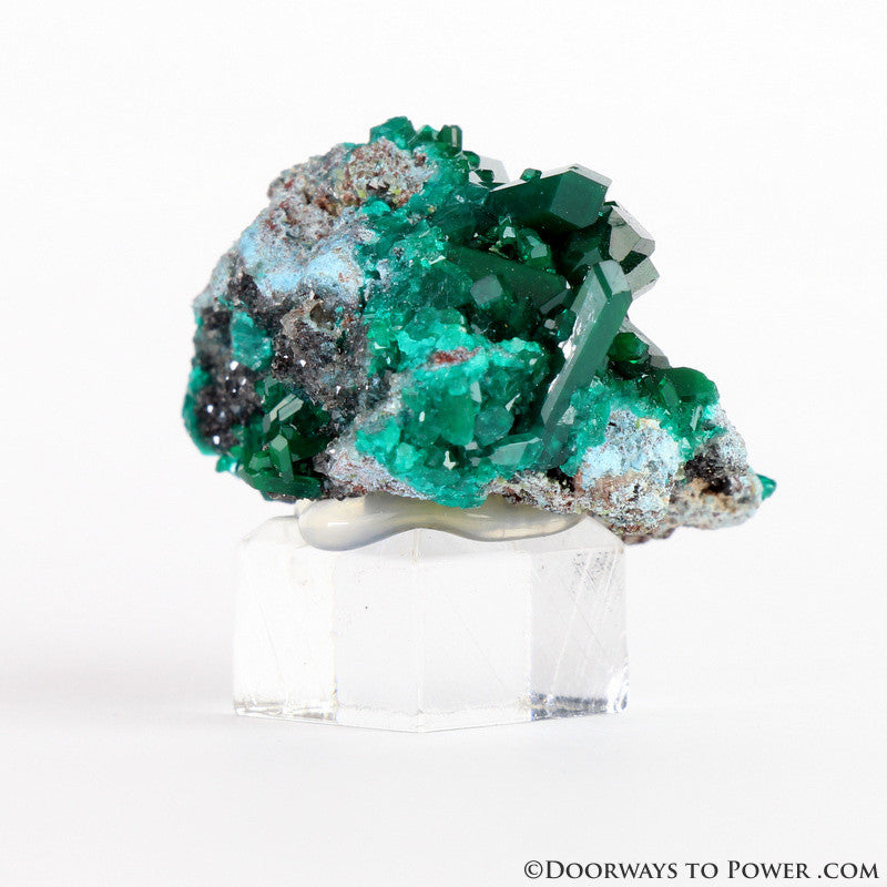 Beautiful Dioptase Specimen A +++ Collectors Quality