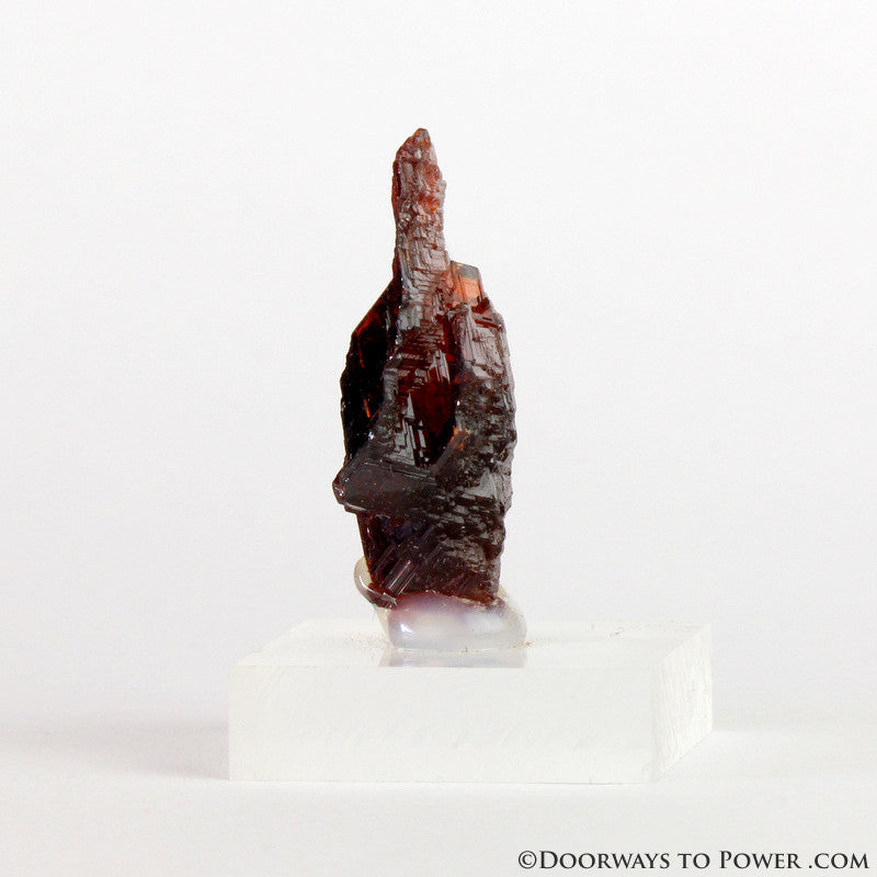 Spessartine Garnet Crystal Specimen Naturally Etched