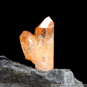 Tangerine Aura Imperial Gold Starbrary Crystal