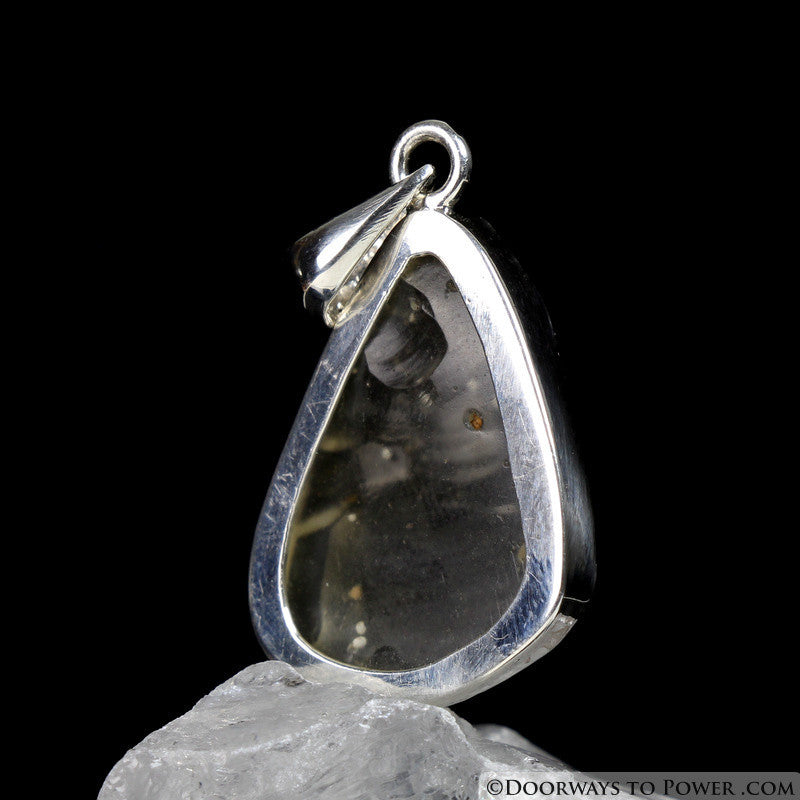 Libyan Desert Glass Gold Tektite Pendant