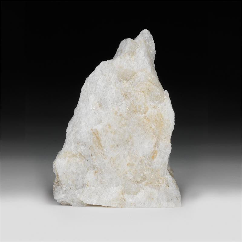 White Azeztulite Altar Stone w/ Golden Hues