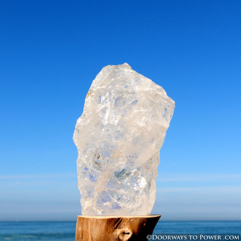 7.3" Satyaloka Azeztulite Altar Stone Record Keeper Rare & Massive