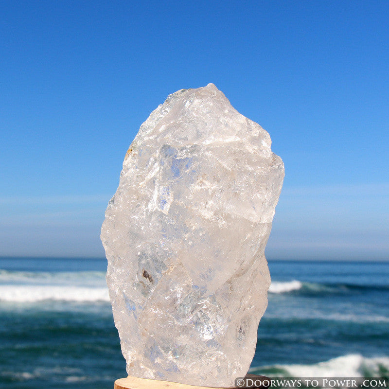 7.3" Satyaloka Azeztulite Altar Stone Record Keeper Rare & Massive