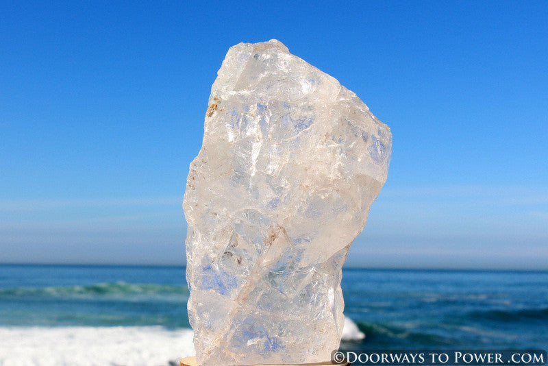 7.3" Satyaloka Azeztulite Altar Stone Record Keeper Rare & Massive