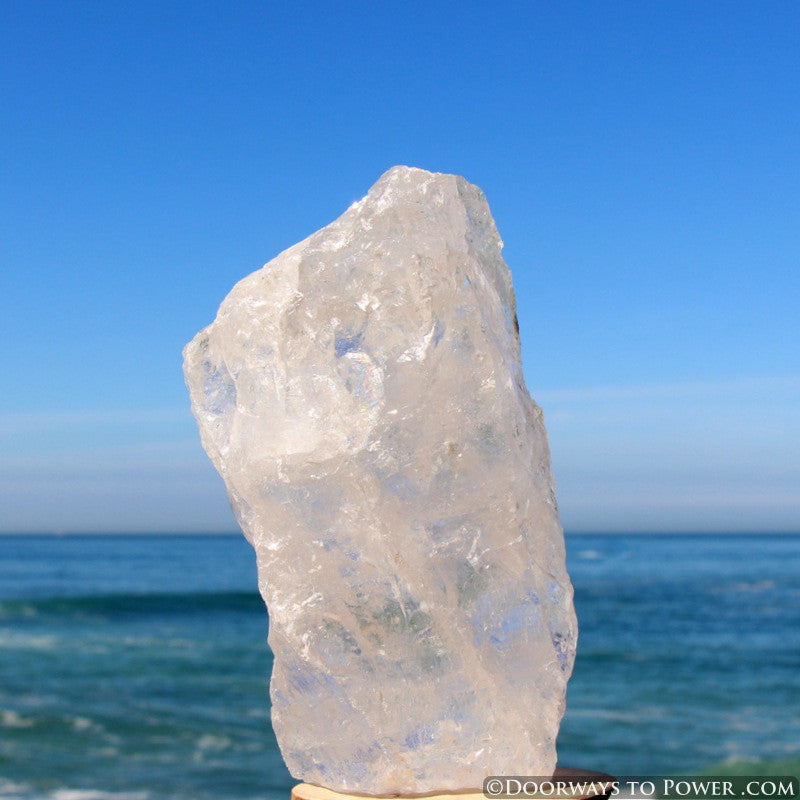 7.3" Satyaloka Azeztulite Altar Stone Record Keeper Rare & Massive