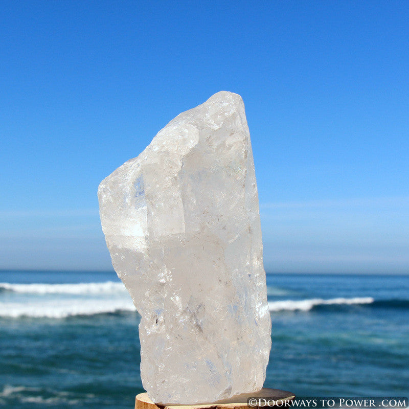 7.3" Satyaloka Azeztulite Altar Stone Record Keeper Rare & Massive