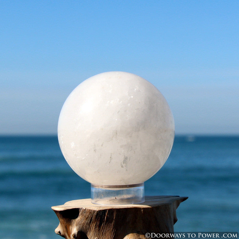 Azeztulite Polished Sphere - Synergy 12 Azozeo Super Activated 2.76"