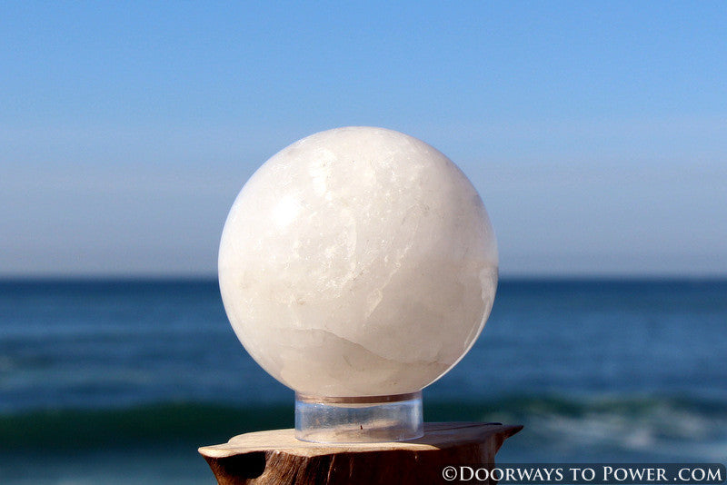 Azeztulite Polished Sphere - Synergy 12 Azozeo Super Activated 2.76"