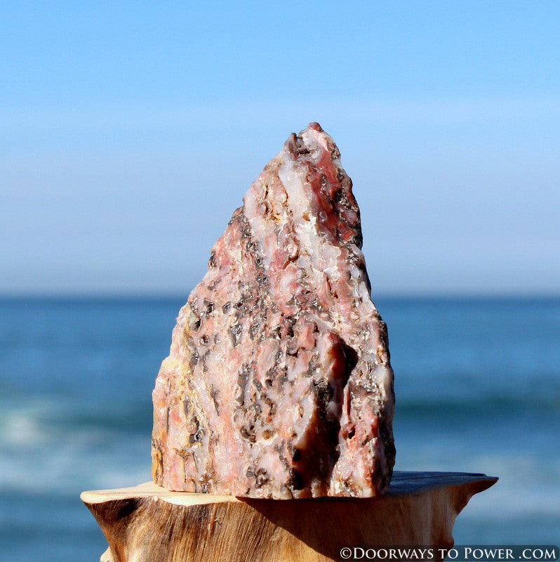 Cinnazez Azeztulite Triangle Altar Stone 3.25" Azozeo Activated