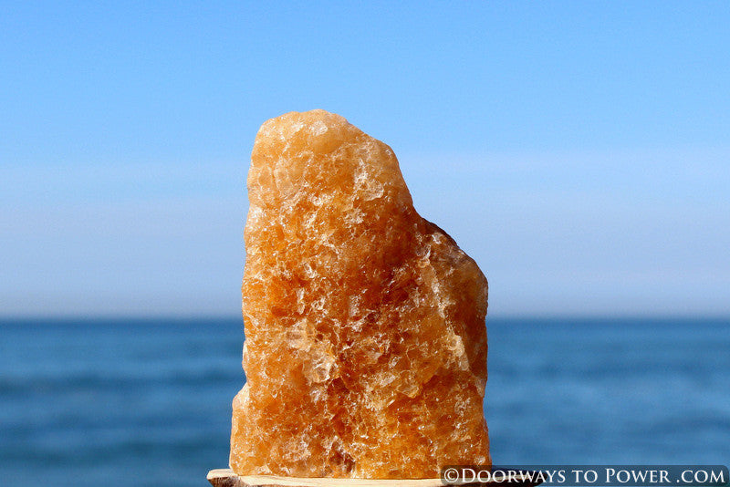 Himalaya Red Gold Azeztulite Manifestation Altar Stone