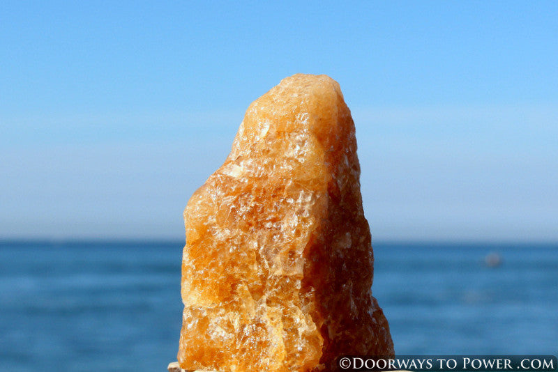 Himalaya Red Gold Azeztulite Manifestation Altar Stone