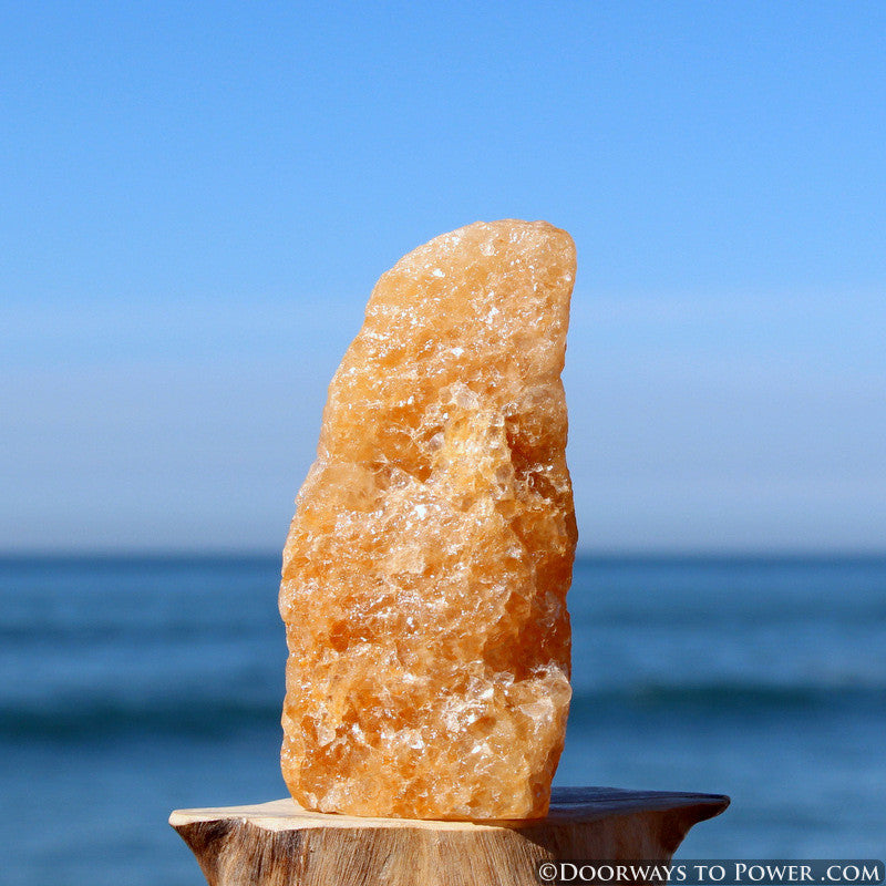 Himalaya Red Gold Azeztulite Manifestation Altar Stone