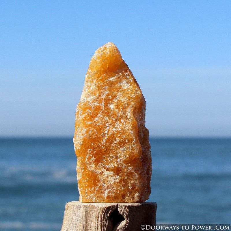 Himalaya Red Gold Azeztulite Altar Stone 3.67" Azozeo Activated