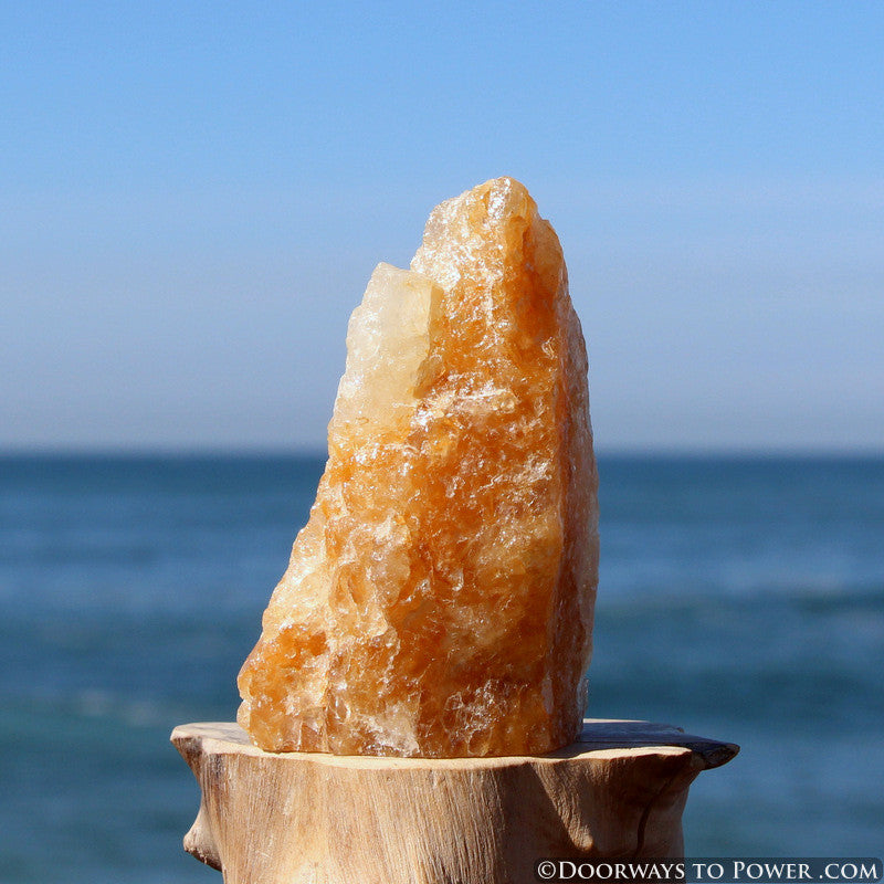 Himalaya Red Gold Azeztulite Altar Stone 3.1"