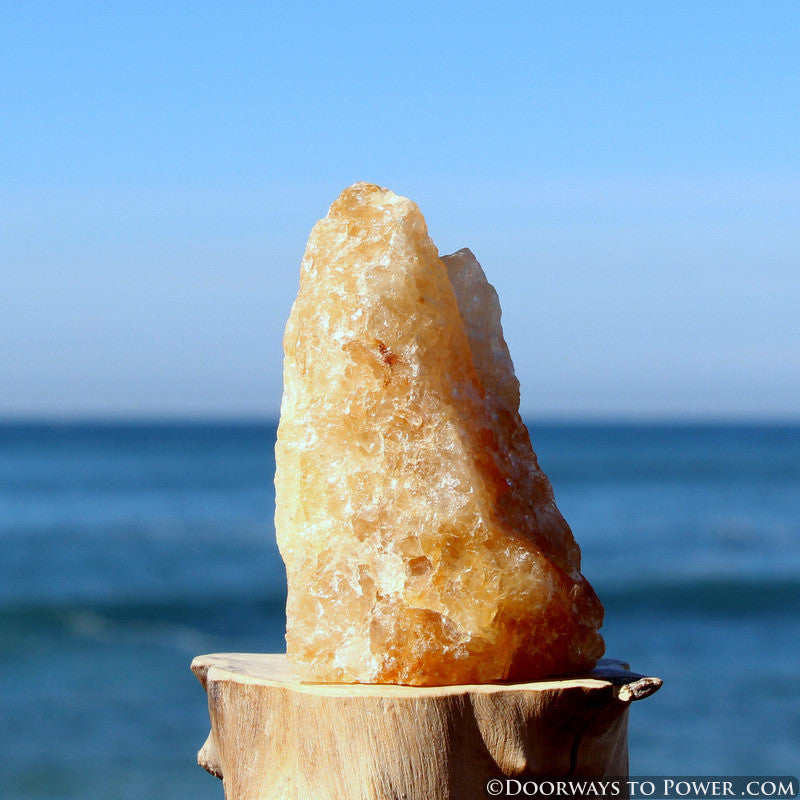 Himalaya Red Gold Azeztulite Altar Stone 3.1"