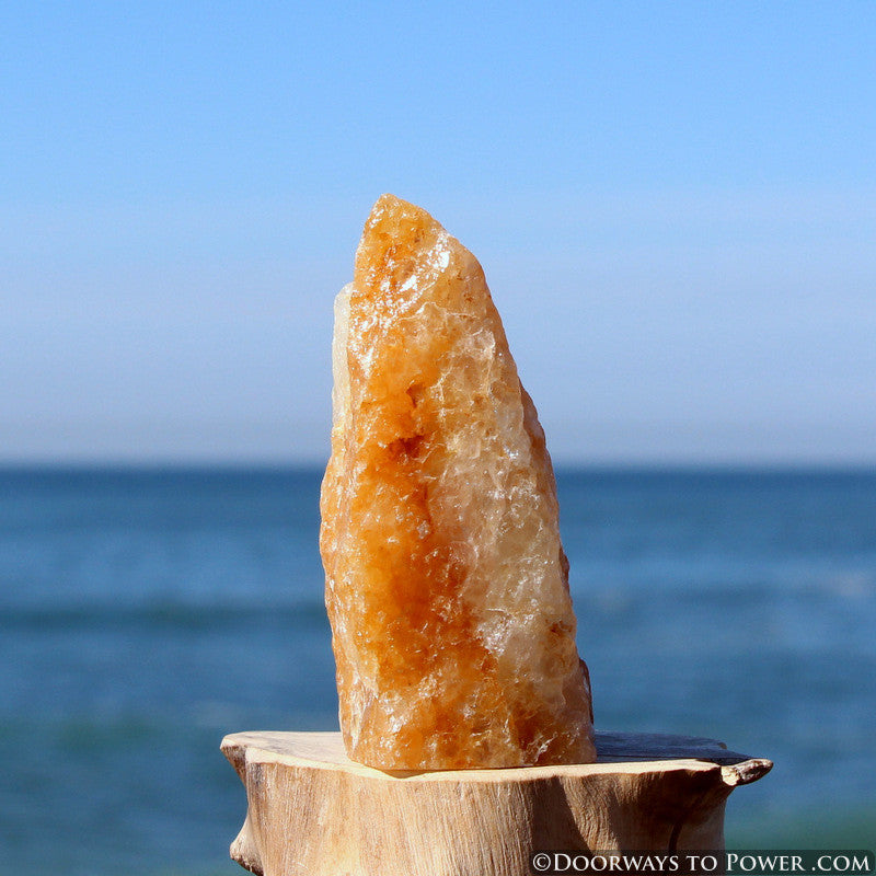 Himalaya Red Gold Azeztulite Altar Stone 3.1"