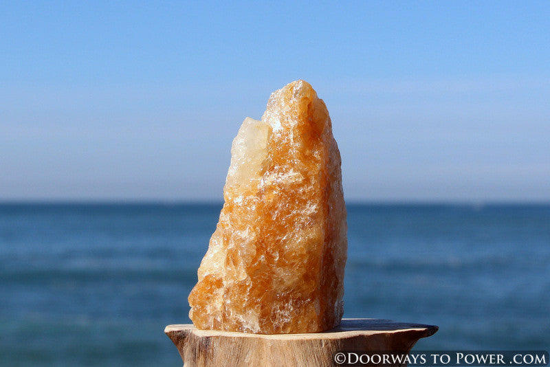 Himalaya Red Gold Azeztulite Altar Stone 3.1"