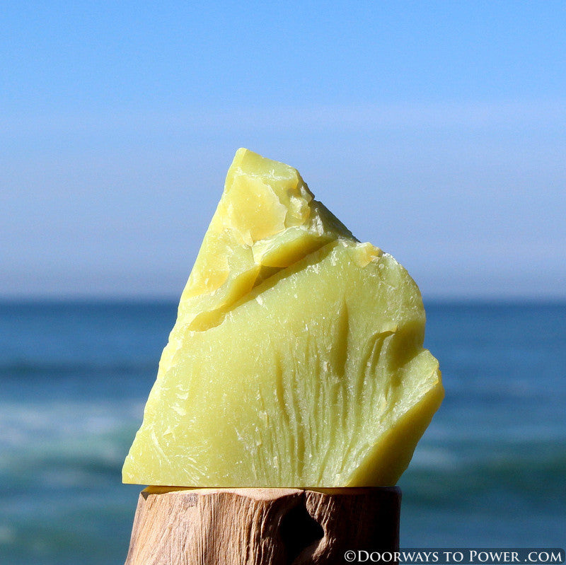 2.75" HEALERITE Crystal Altar Stone "Greatly increases one’s chi"